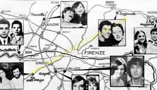 <b>9 Settembre 1983 Mappa del delitto di Giogoli</b>