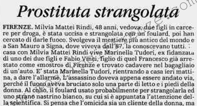 <b>30 Maggio1994 Stampa: La Stampa – Prostituta strangolata</b>