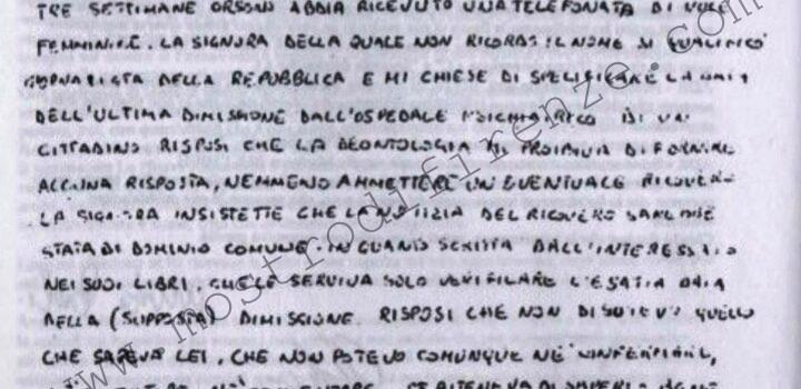 <b>11 Marzo 1995 Stefano Bianchi invia un fax a Riccardo Lamperi</b>