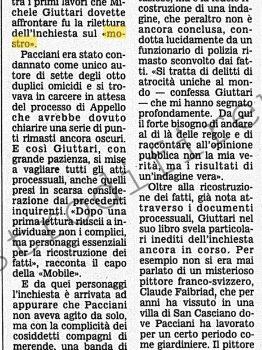 <b>19 Maggio 1998 Stampa: Corriere della Sera – L’inchiesta sul mostro: “Nella Firenze bene il mandante dei delitti”</b>
