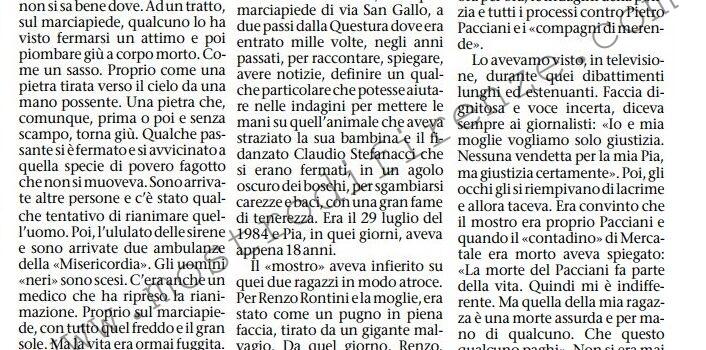 <b>10 Dicembre 1998 Stampa: L’Unità – Rontini, l’ultima vittima del “mostro”</b>