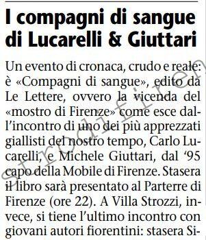 <b>6 Agosto 1998 Stampa: L’Unità – I compagni di sangue di Lucarelli & Giuttari</b>