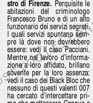 <b>6 Settembre 2001 Stampa: L’Unità – E’ il giorno del ritorno del mostro di Firenze</b>