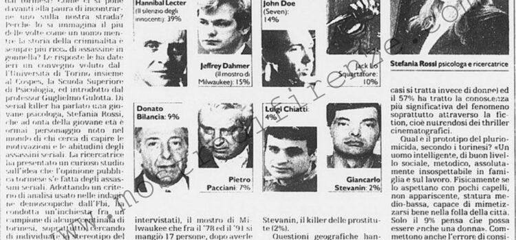 <b>21 Novembre 1999 Stampa: La Stampa – E’ Hannibal il killer più temuto</b>