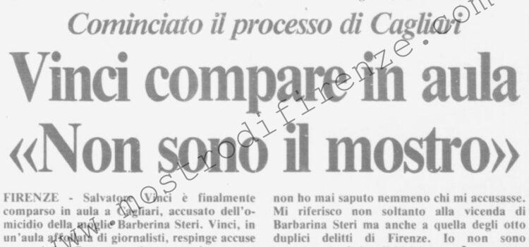 <b>13 Aprile 1988 Stampa: La Città – Vinci compare in aula “Non sono il mostro” – I ricordi di Salvatore – “Vogliamo che sia fatta giustizia – “Sono io che ho bisogno di aiuto”</b>