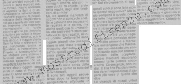 <b>2 Luglio 1992 Stampa: La Nazione – L’Antimostro di porta in porta</b>