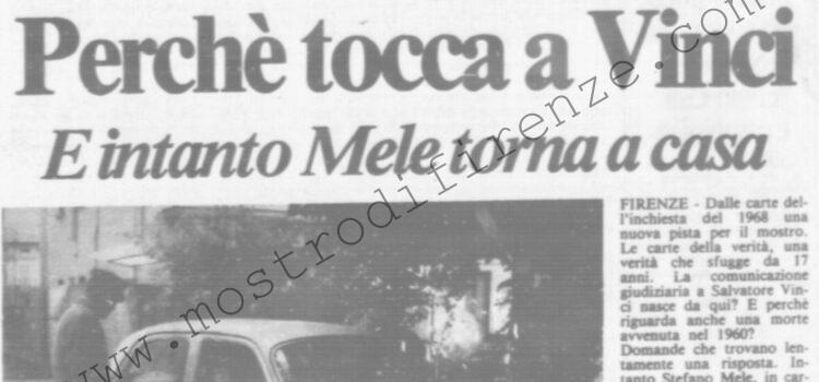 <b>29 Ottobre 1985 Stampa: La Città – Perché tocca a Vinci</b>