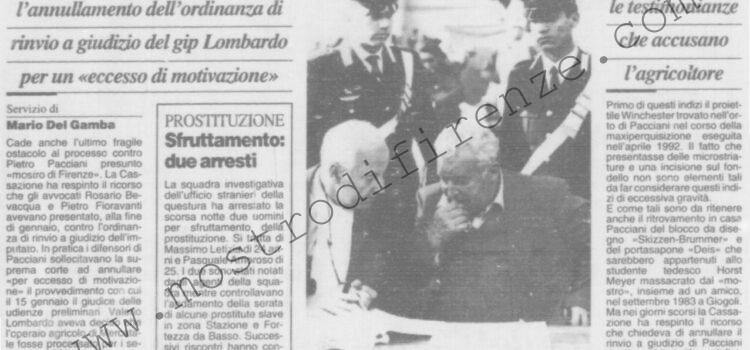 <b>12 Maggio 1994 Stampa: La Nazione – “Processate Pacciani”</b>